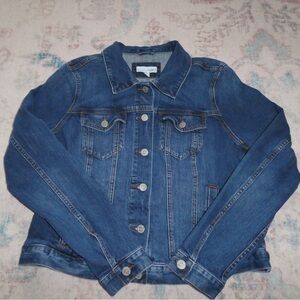 LOFT Dark Blue Jean Jacket
